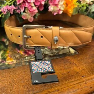 Kurt Geiger Tan Leather Belt
